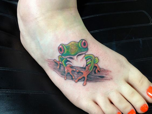 30+ Cutest Lucky Frog Tattoos 2022