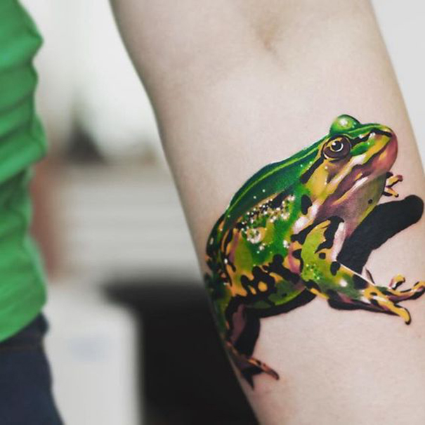 30+ Cutest Lucky Frog Tattoos 2022