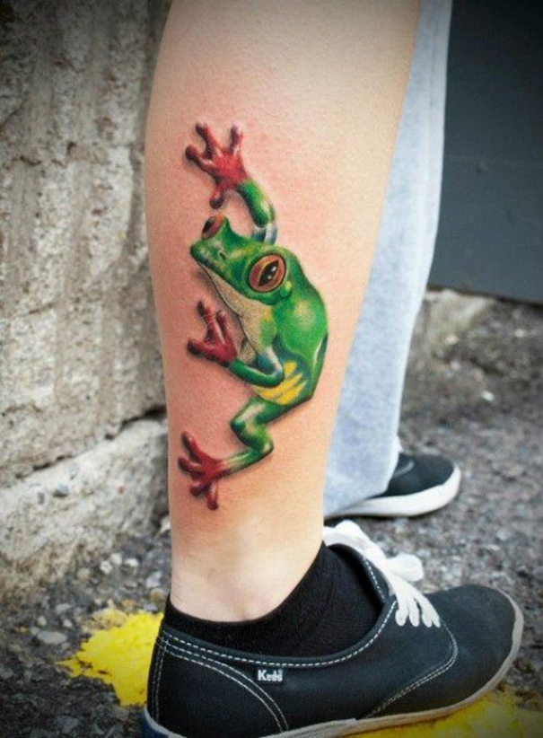 30+ Cutest Lucky Frog Tattoos 2022