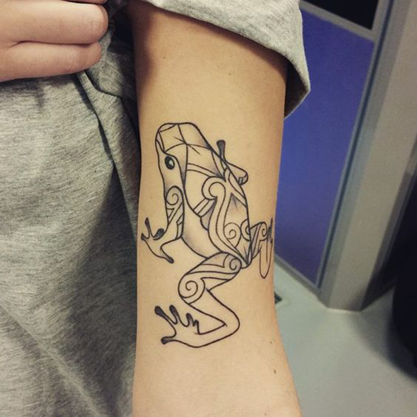 30+ Cutest Lucky Frog Tattoos 2022