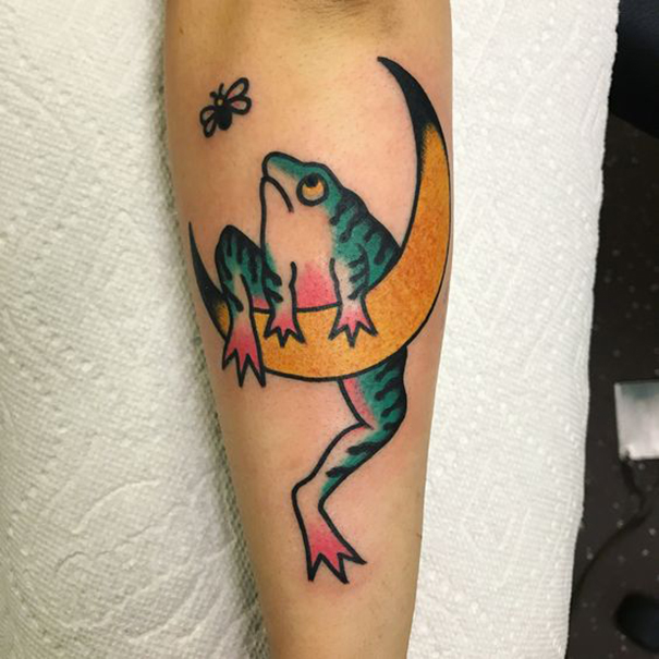 30+ Cutest Lucky Frog Tattoos 2022