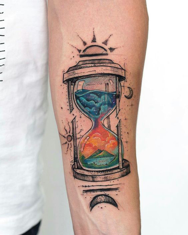 Unique Hourglass Tattoo Designs 2022