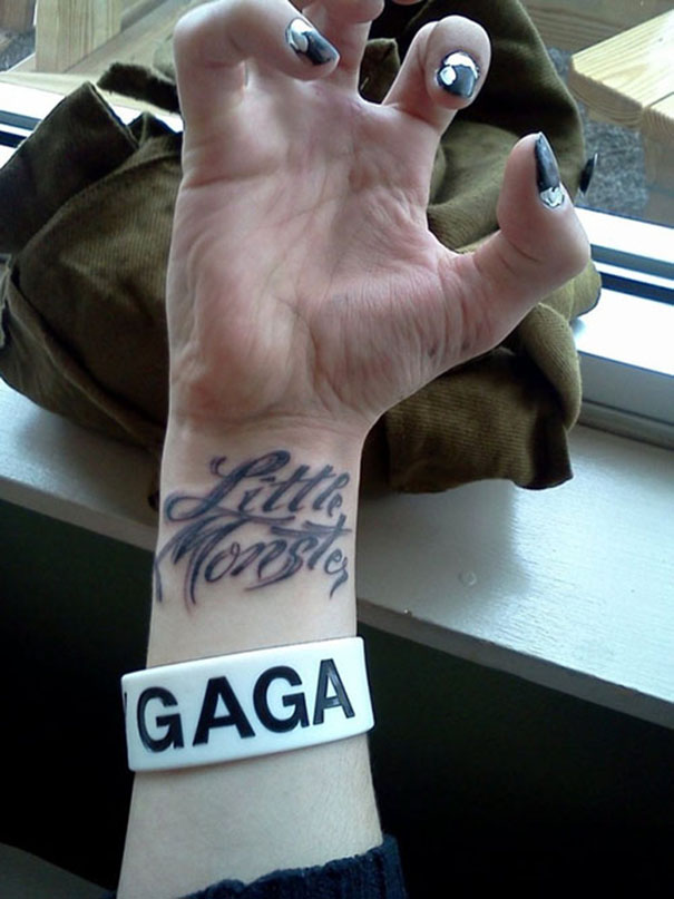 Celebrity Tattoos: Lady Gaga