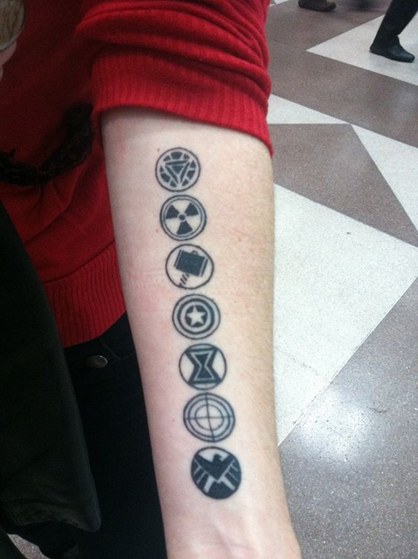 Crazy Marvel Tattoo Ideas