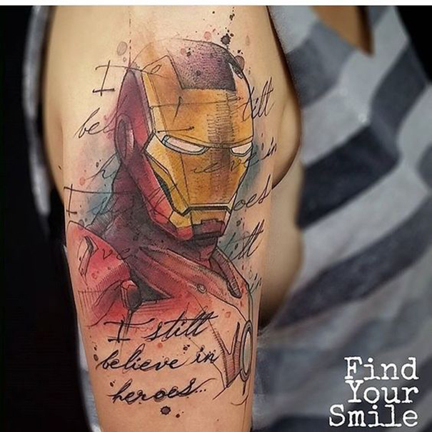 Crazy Marvel Tattoo Ideas