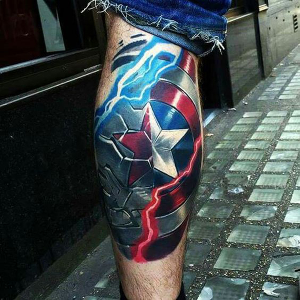 Crazy Marvel Tattoo Ideas