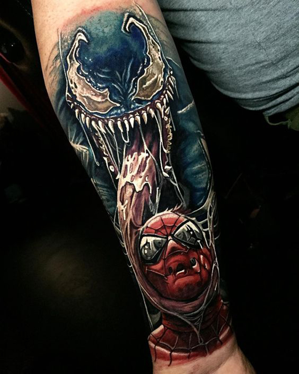 Crazy Marvel Tattoo Ideas