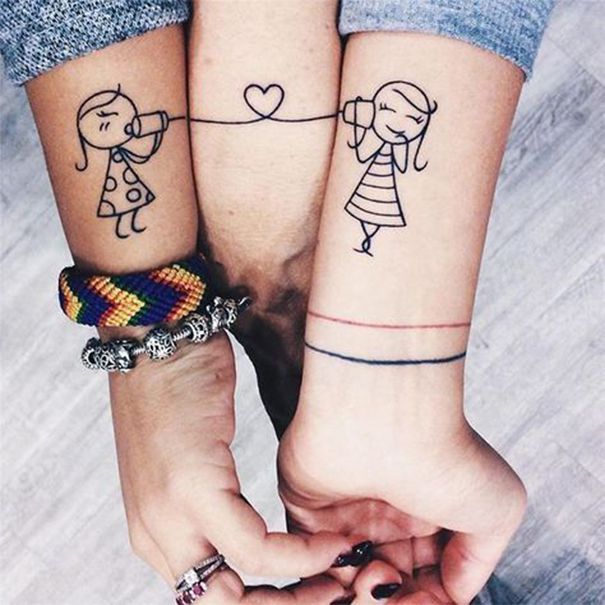 Matching Tattoos 2022: BFF Tattoos