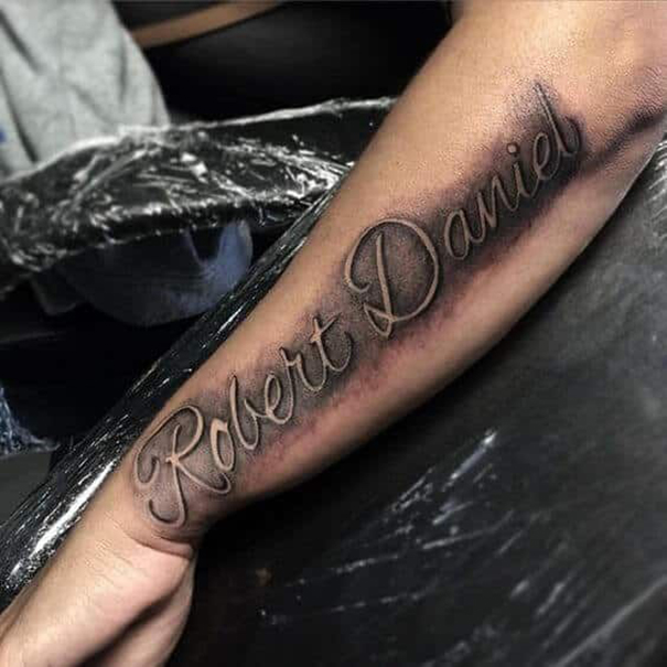 25+ Beautiful Name Tattoo Designs