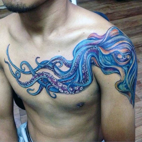 30+Amazing Octopus Tattoo Designs