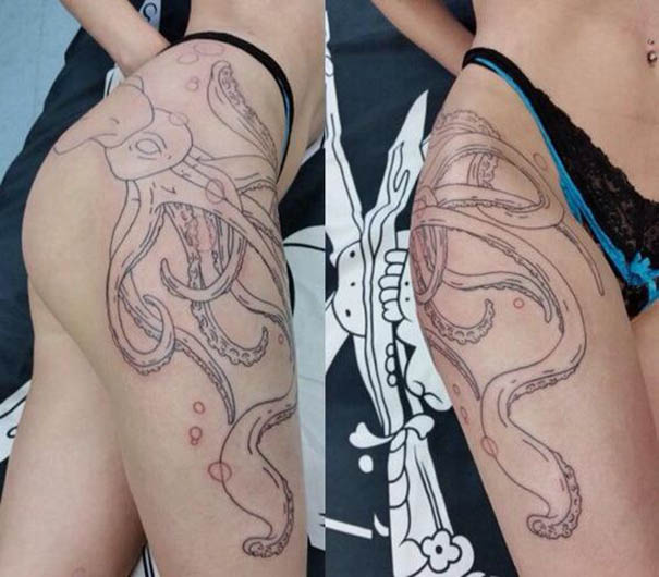 30+Amazing Octopus Tattoo Designs