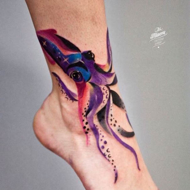 30+Amazing Octopus Tattoo Designs