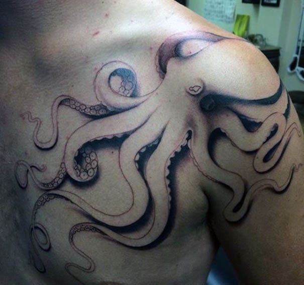 30+Amazing Octopus Tattoo Designs