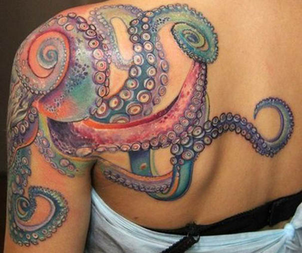 30+Amazing Octopus Tattoo Designs