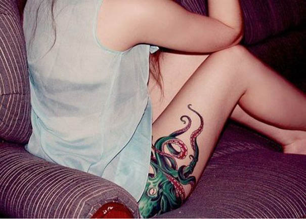 30+Amazing Octopus Tattoo Designs