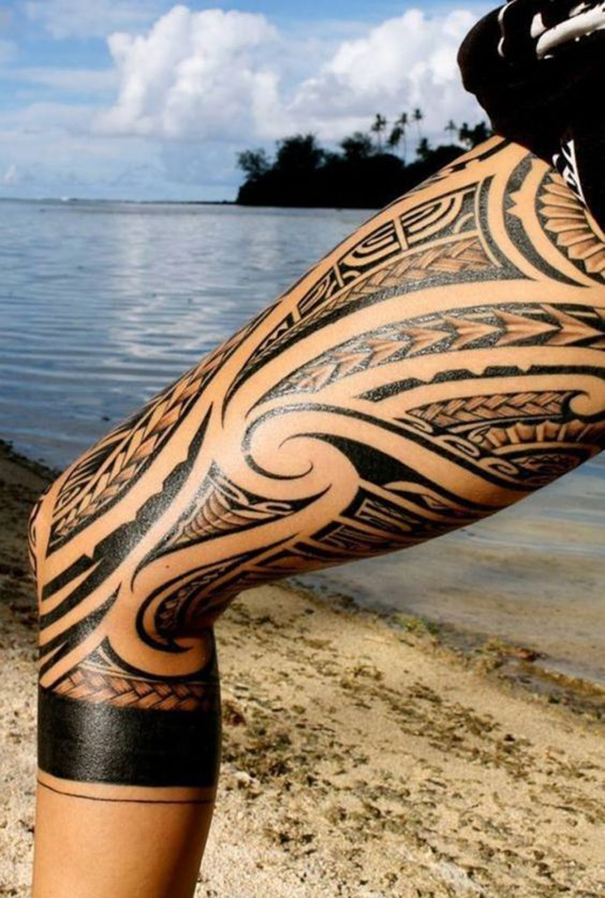 50+ Tribal Polynesian Tattoo Designs