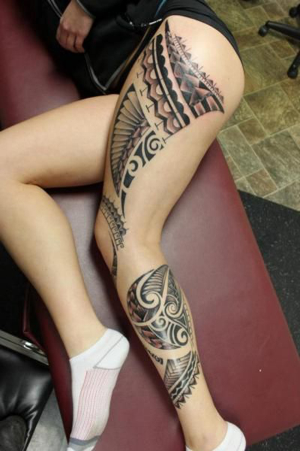 50+ Tribal Polynesian Tattoo Designs