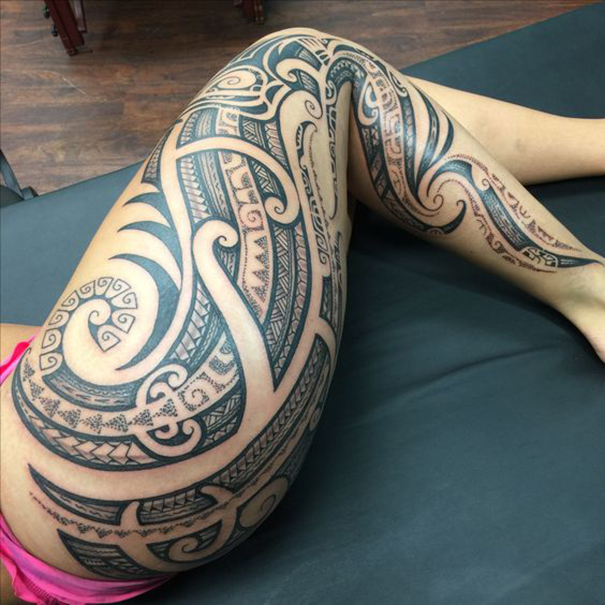 50+ Tribal Polynesian Tattoo Designs