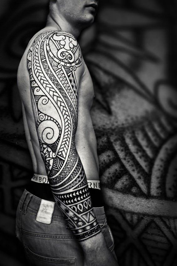 50+ Tribal Polynesian Tattoo Designs