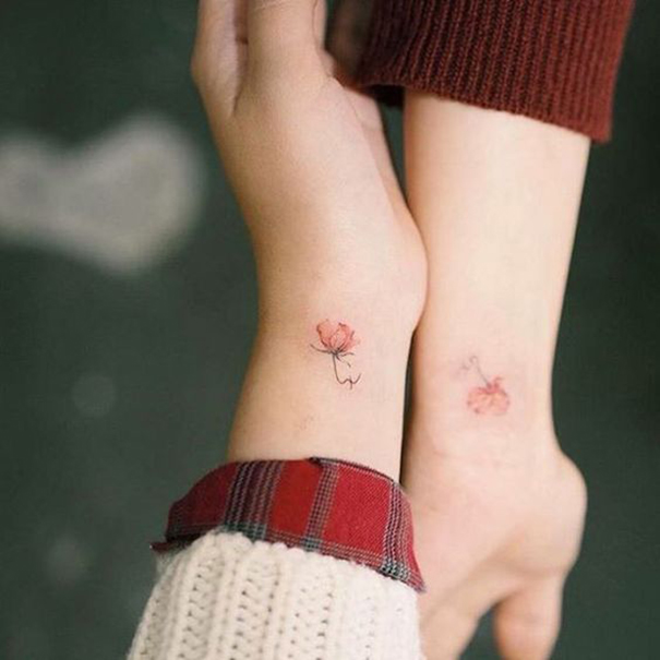Women Poppy Flower Tattoos