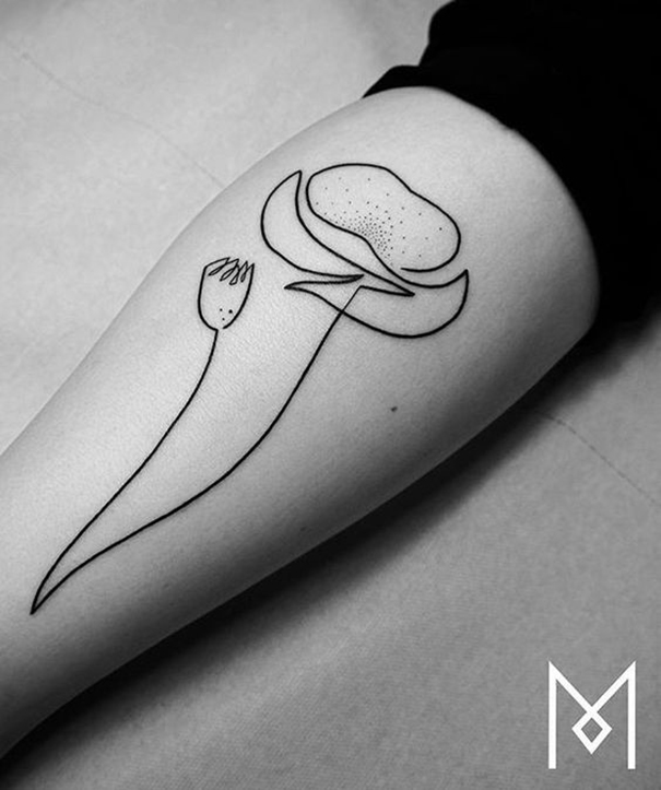 Women Poppy Flower Tattoos