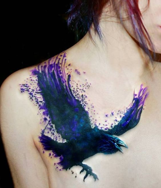 35 Impressive Raven Tattoo Ideas