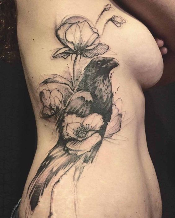 35 Impressive Raven Tattoo Ideas