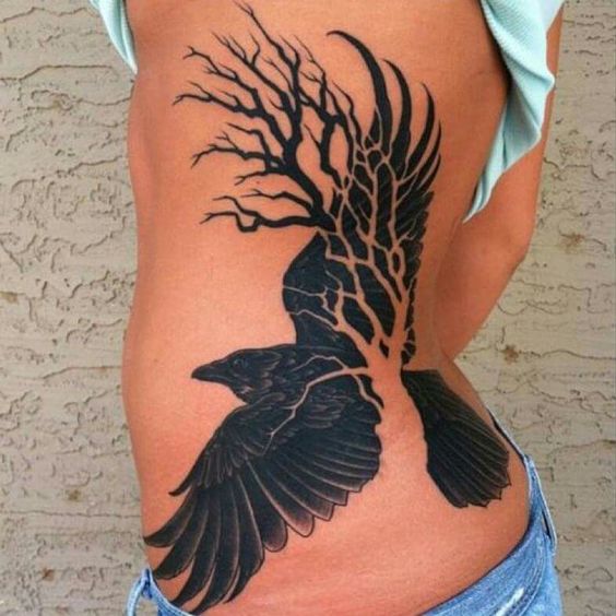 35 Impressive Raven Tattoo Ideas