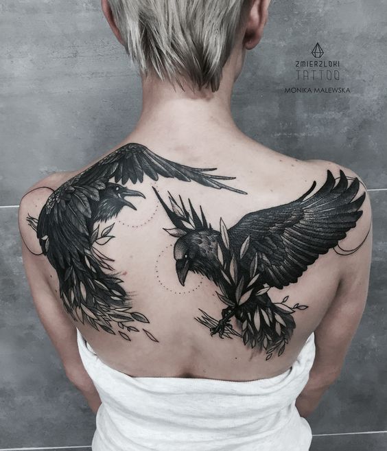 35 Impressive Raven Tattoo Ideas