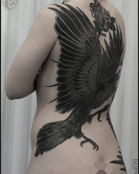 35 Impressive Raven Tattoo Ideas