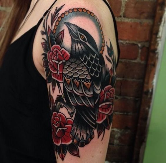35 Impressive Raven Tattoo Ideas