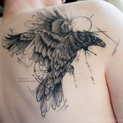 35 Impressive Raven Tattoo Ideas