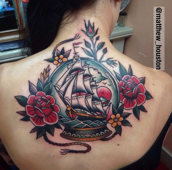 Popular Ship Tattoo Designs