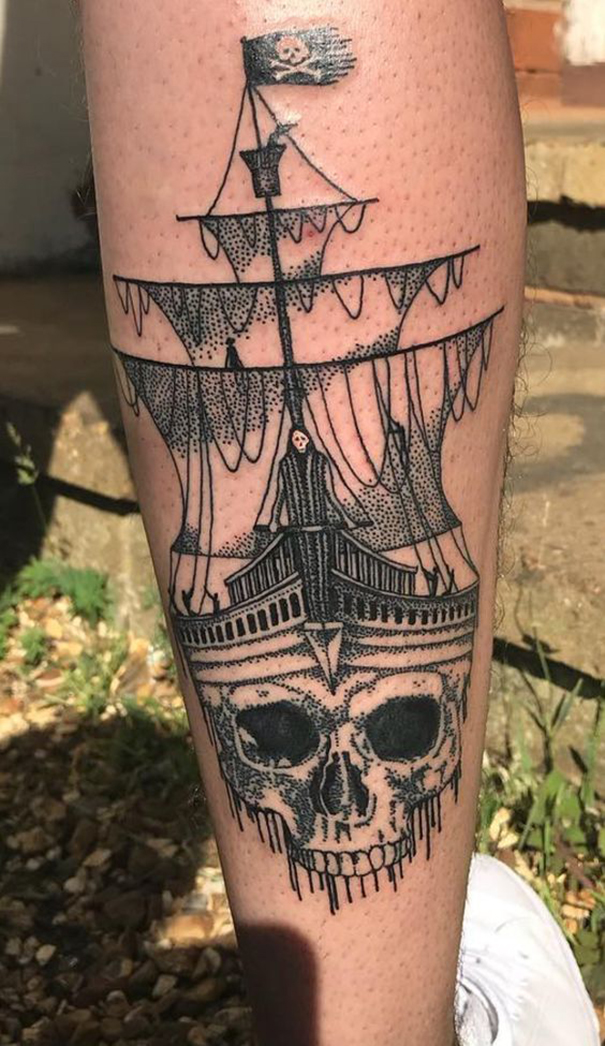 Popular Ship Tattoo Designs