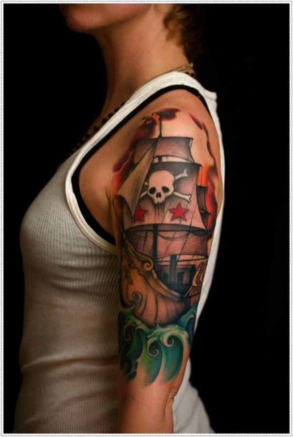 Popular Ship Tattoo Designs