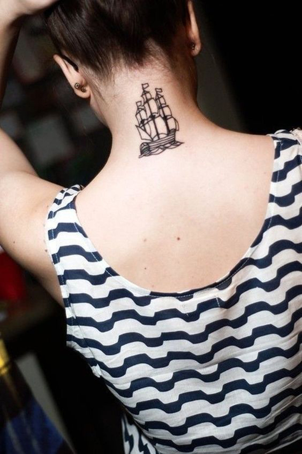 Popular Ship Tattoo Designs