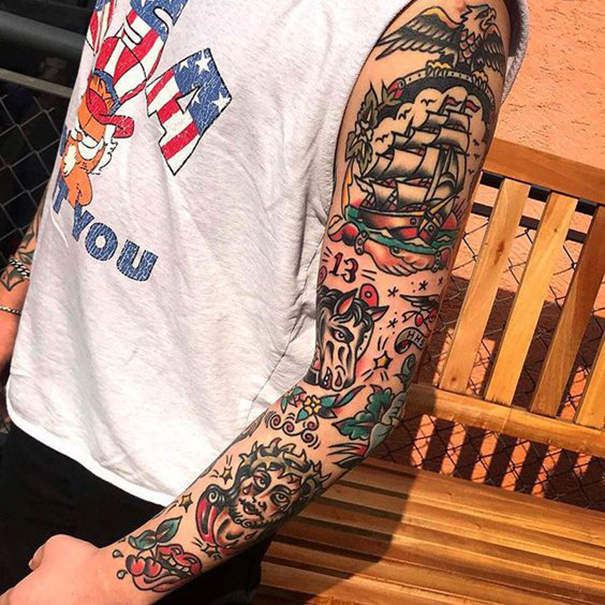 Popular Ship Tattoo Designs
