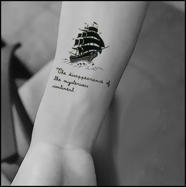 Popular Ship Tattoo Designs
