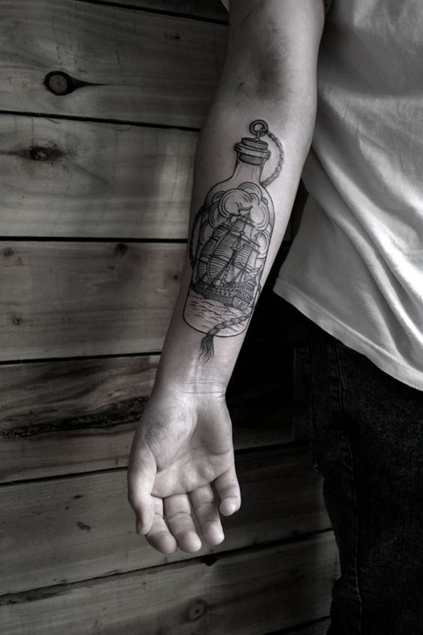 Popular Ship Tattoo Designs