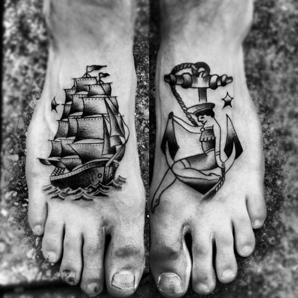 Popular Ship Tattoo Designs
