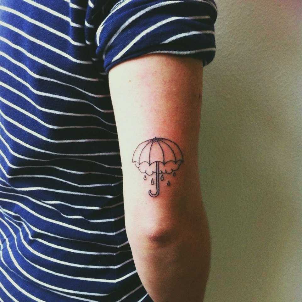 26 Outstanding Umbrella Tattoo Design Art Ideas