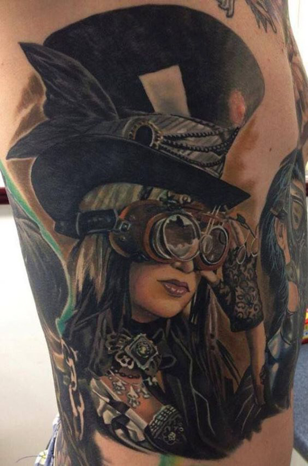 Surreal Steampunk Tattoo Designs