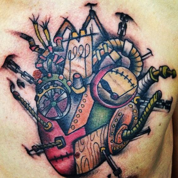 Surreal Steampunk Tattoo Designs