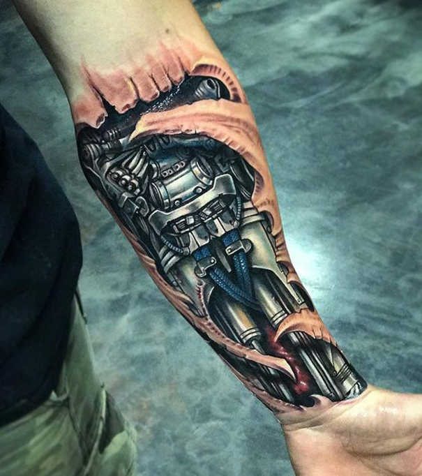Surreal Steampunk Tattoo Designs