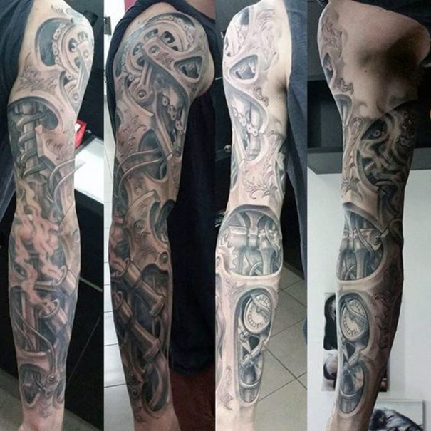 Surreal Steampunk Tattoo Designs