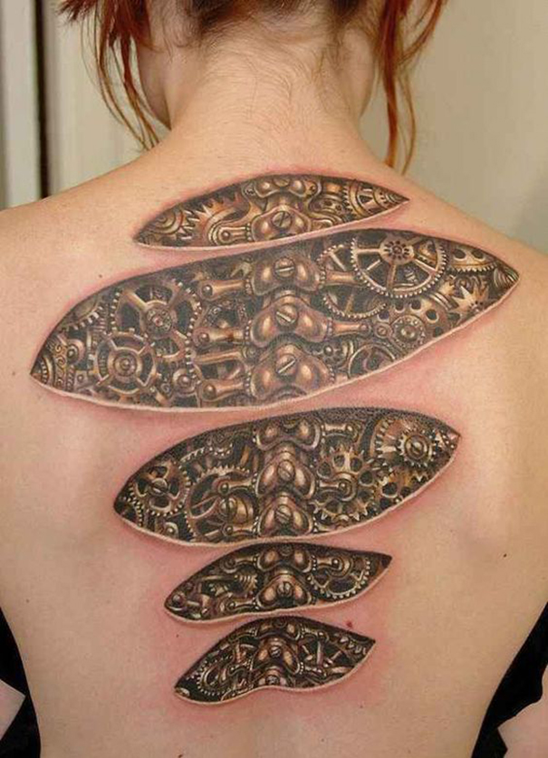 Surreal Steampunk Tattoo Designs