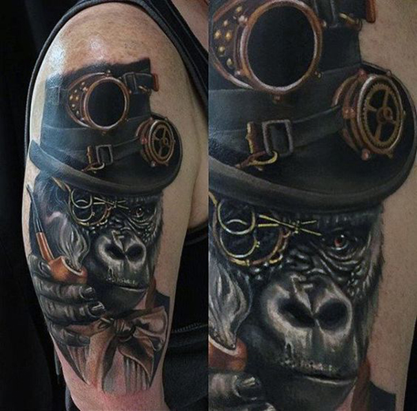 Surreal Steampunk Tattoo Designs