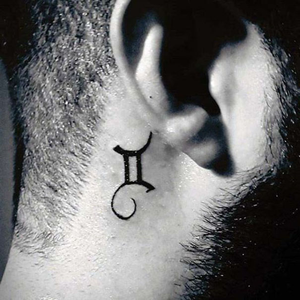 Top Trendy Behind Ear Tattoos 2022