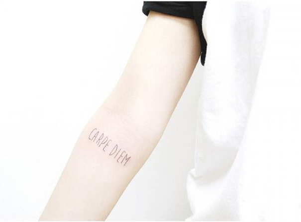 "Carpe Diem" Tattoo Quotes
