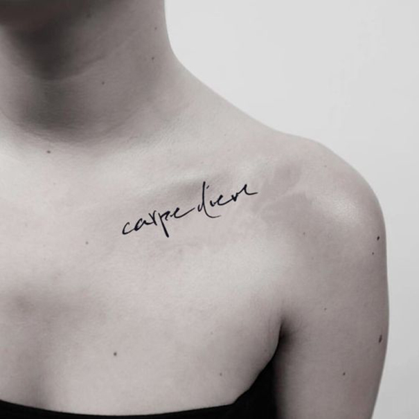 "Carpe Diem" Tattoo Quotes